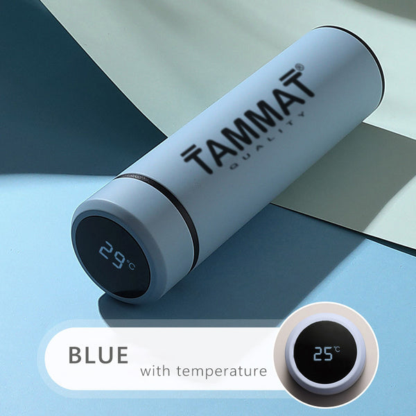 Slimme Thermosfles met LCD temperatuur Display - 0,5 Liter - Dubbelwandige Thermosfles - Metaal